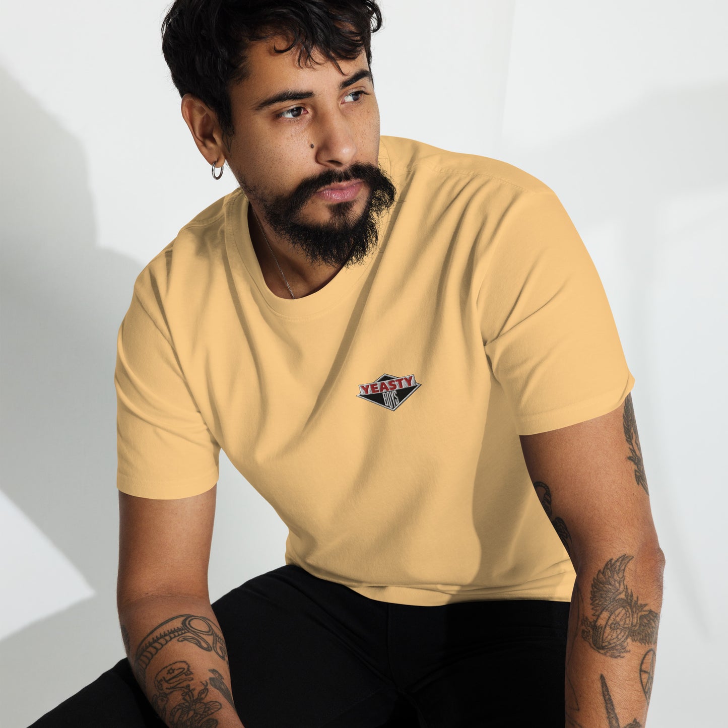 Yeasty Boys Heavyweight Embroidered T-Shirt